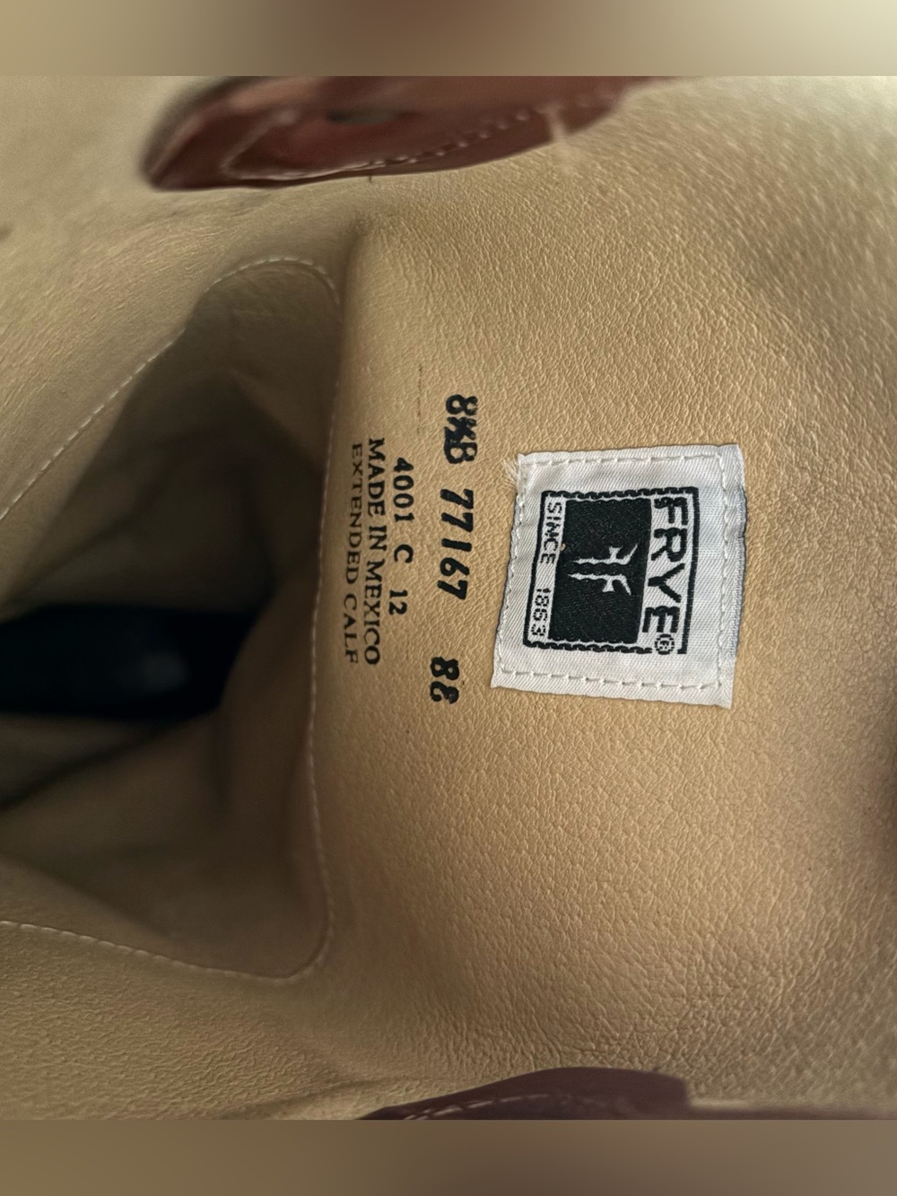 Frye 8.5 Melissa Button Riding Boot - Picture 6 of 7